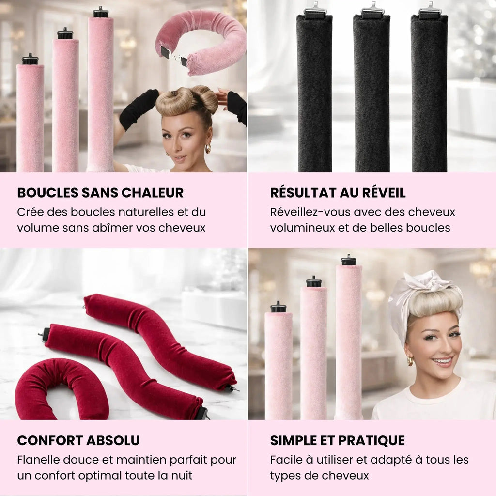 photos produits avec une caractéristique du produit sous chaque photo