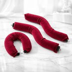 3 rouleaux, bigoudis sans chaleur rouge